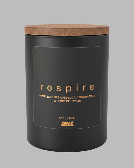 Chandelle 9 oz Respire - Pamplemousse Rose, Eucalyptus Radiata & Cèdre de l'Atlas